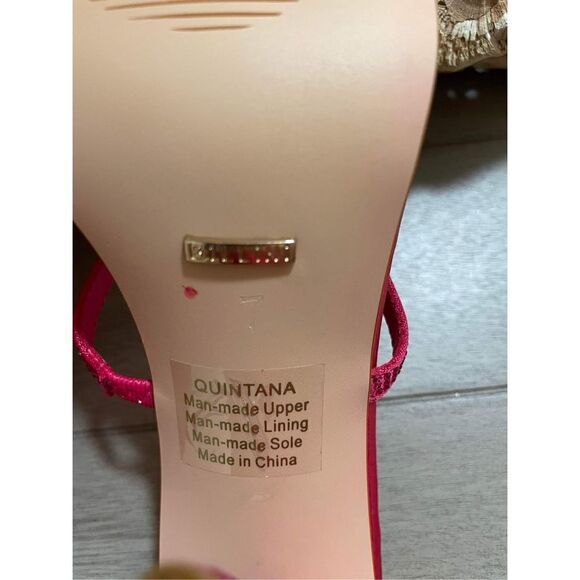 New Billini Pink Glitter Heels Size 7 - Picture 11 of 12